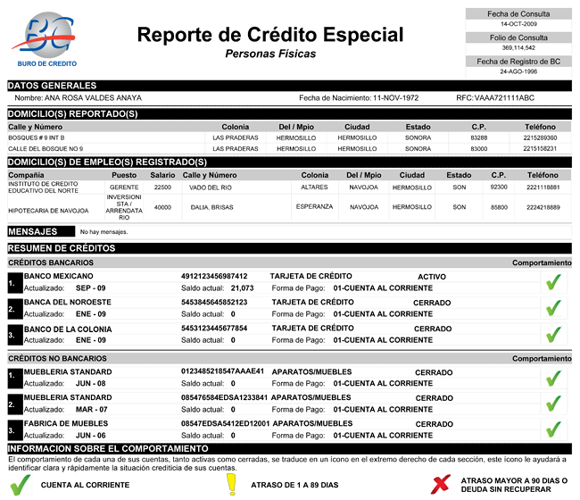 Reporte de Crédito